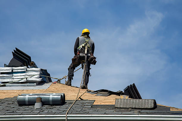 Professional Roofing technician working in Stratford, WI